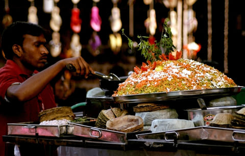 It's best to avoid street food during the rains
